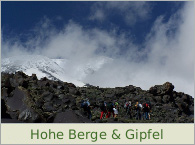 Hohe Berge und Gipfel